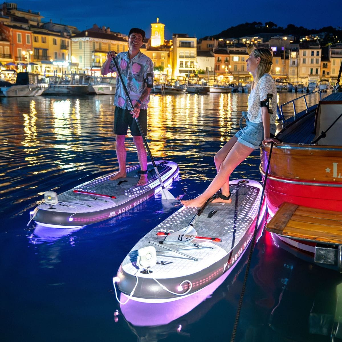 SUP Board Aqua Marina GLOW 10'4″ – LED Beleuchtung & Touring Performance | BT-24GL