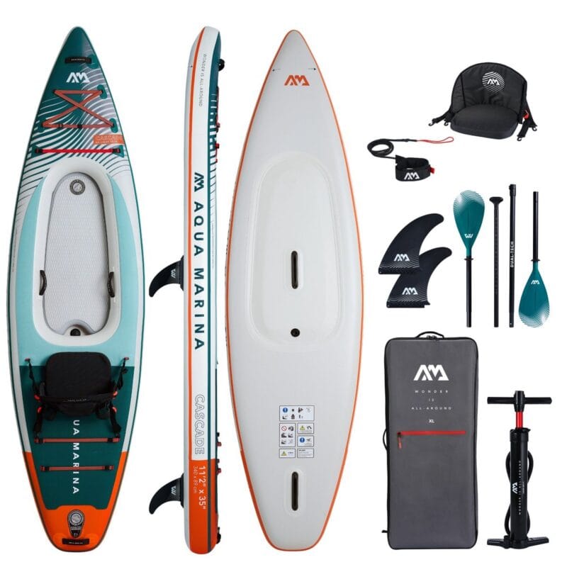 Hybrid SUP Board und Kajak Aqua Marina Cascade 11'2"