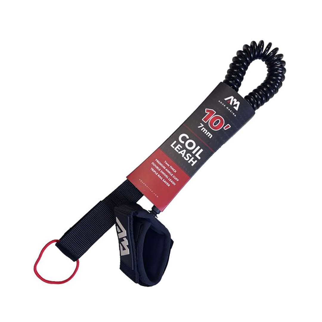 Sicherheitsleine für SUP COIL V2, 10', 7 mm, praktisch
