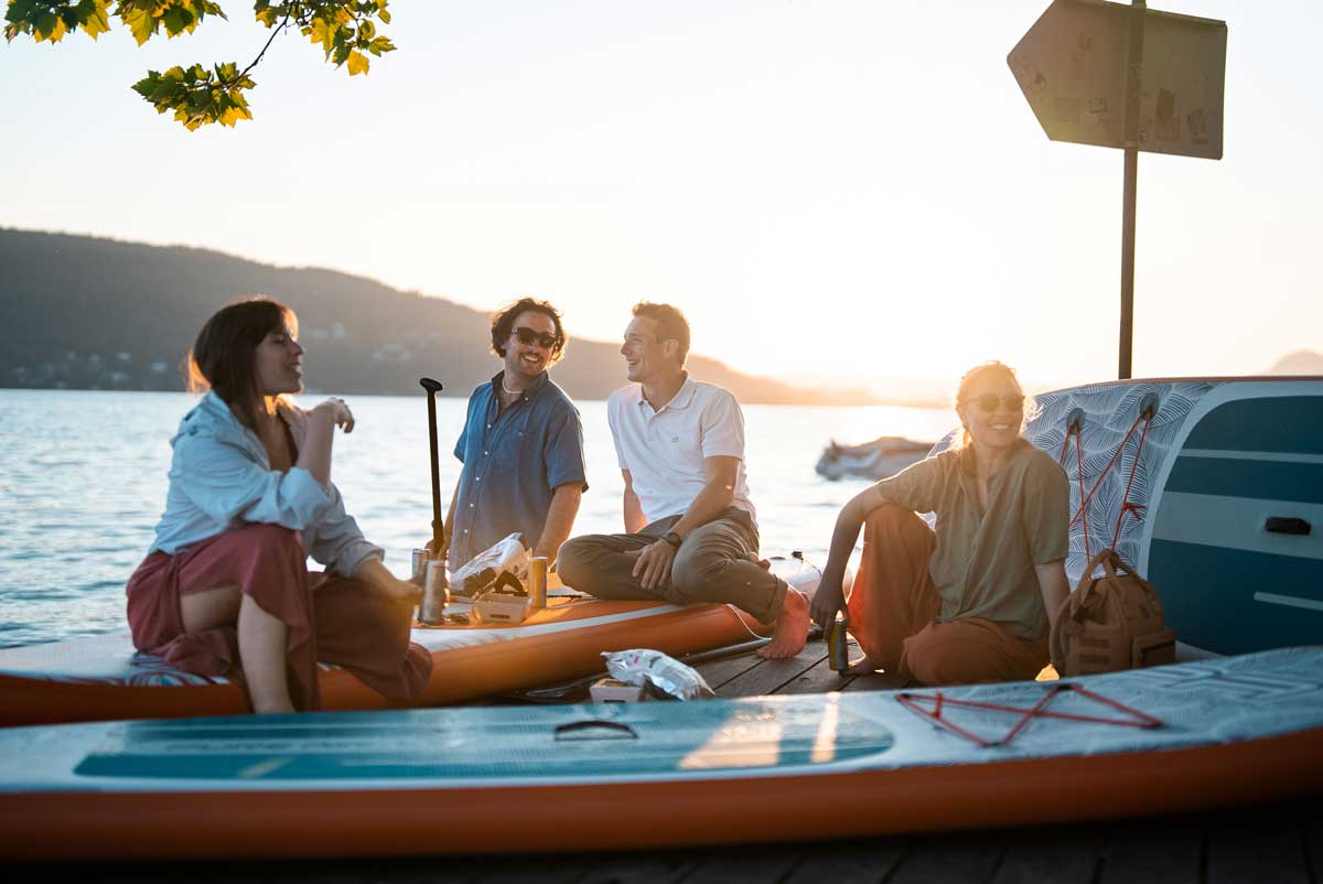 SUP Board PURE AIR Tropic 10'6" von Aqua Marina PA-25T320 Sonderangebot