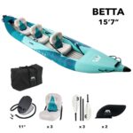 Aqua Marina BETTA 15’7″ BE-475 Aufblasbares Kajak 3 Personen